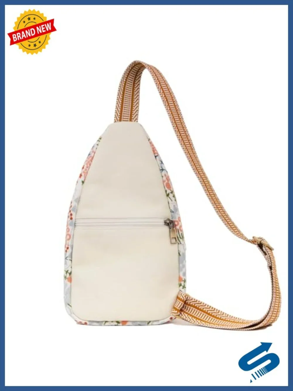 Vintage Embroidered Floral Canvas Backpack Mini Travel Purse Handbag Shoulder